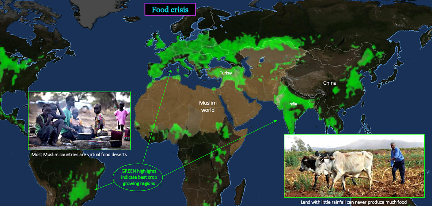 Food Scarcity, 2020 map